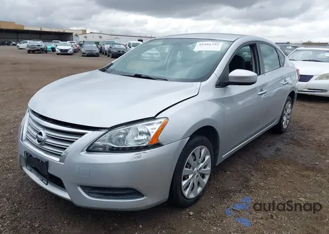 2015 Nissan Sentra S из США, поврежденный, VIN 3N1AB7AP4FY347173